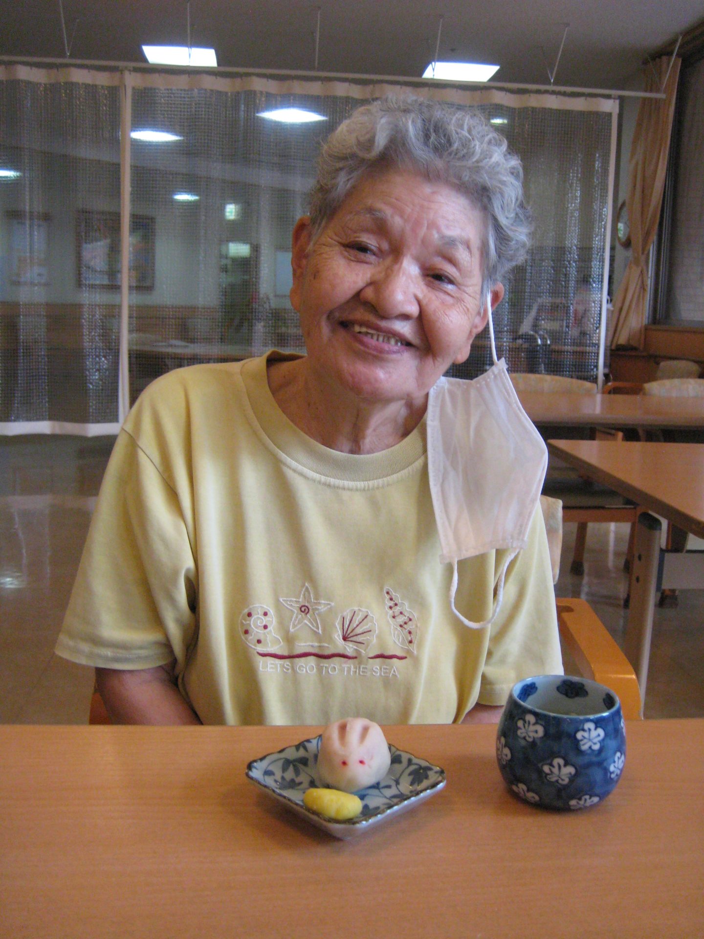 和菓子のお月見うさぎ作り🐰🌕